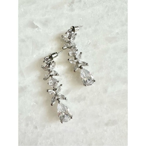 Macy's Jewelry - Platinum Plated Drop Earrings